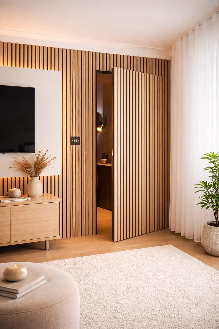 Wood Accent Wall inspiration 11