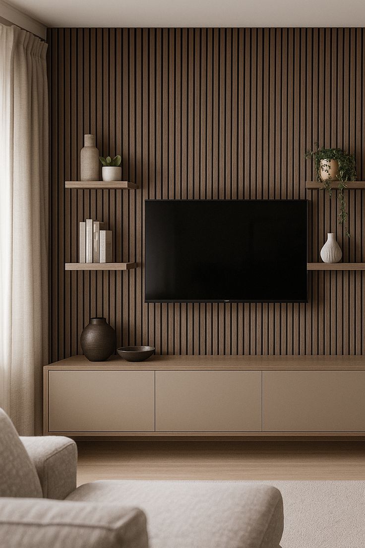 Wood Accent Wall inspiration 13