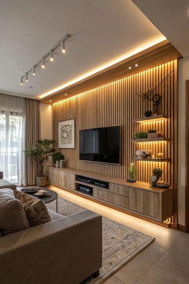 Wood Accent Wall inspiration 7
